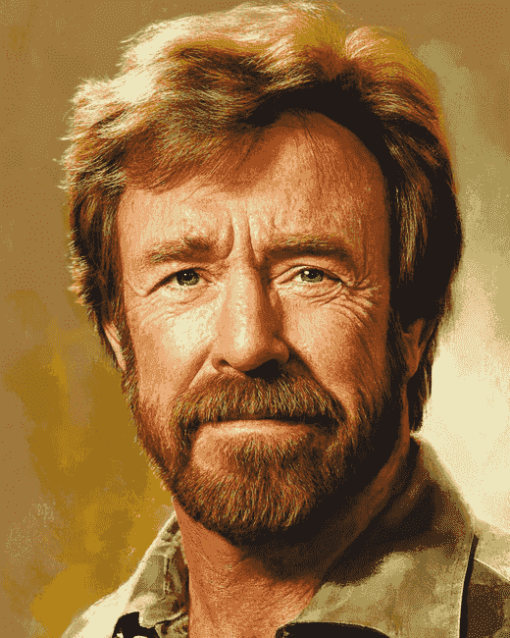 Chuck Norris Celebrity Diamond Painting