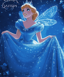 Cinderella Fairy Godmother Diamond Painting