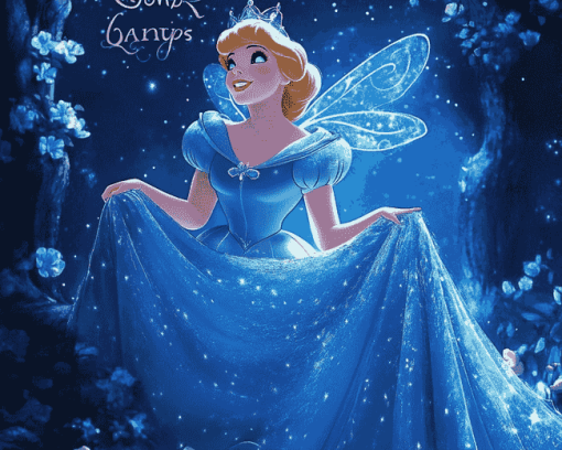 Cinderella Fairy Godmother Diamond Painting