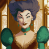 Cinderella Lady Tremaine Animation Diamond Painting