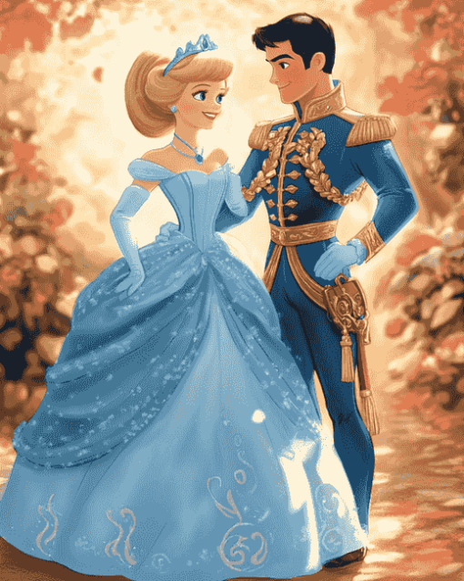 Cinderella Secret Prince Diamond Painting