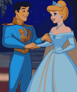 Cinderella and Prince Charming Diamond Painting