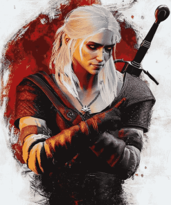 Ciri from The Witcher Diamond Painting