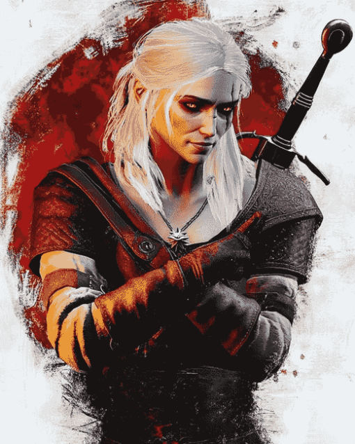 Ciri from The Witcher Diamond Painting