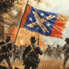 Civil War Confederate Army Diamond Painting