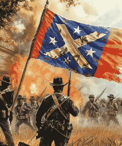 Civil War Confederate Army Diamond Painting