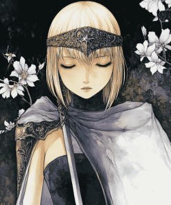 Clare Claymore Fantasy Diamond Painting