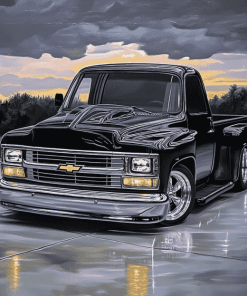 Classic 1990 Chevy Diamond Painting