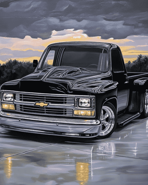 Classic 1990 Chevy Diamond Painting