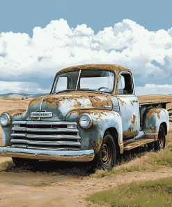 Classic Chevy Truck Diamond Painting