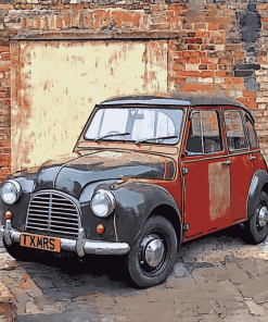 Classic Morris Minor Car Diamond Painting