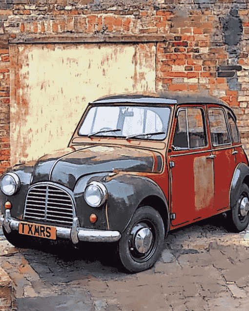 Classic Morris Minor Car Diamond Painting