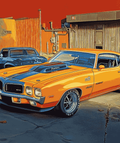 Classic Pontiac 1970 GTO Diamond Painting