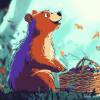 Classic Yogui Bear Animation Diamond Painting