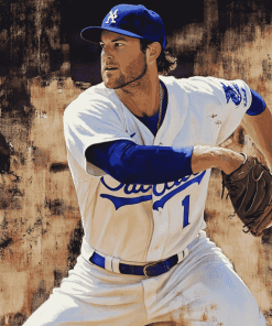 Clayton Kershaw Baseball Legend Diamond Painting