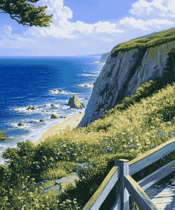 Cliffs of Block Island Diamond Painting