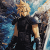 Cloud Strife Anime Diamond Painting