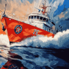 Coast Guard Seascapes Diamond Painting