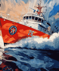 Coast Guard Seascapes Diamond Painting