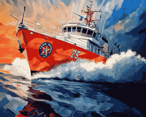 Coast Guard Seascapes Diamond Painting