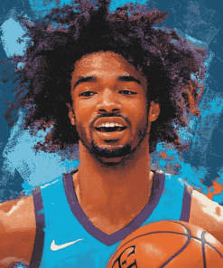 Coby White Basketball Diamond Painting