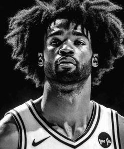 Coby White Basketball Icon Diamond Painting