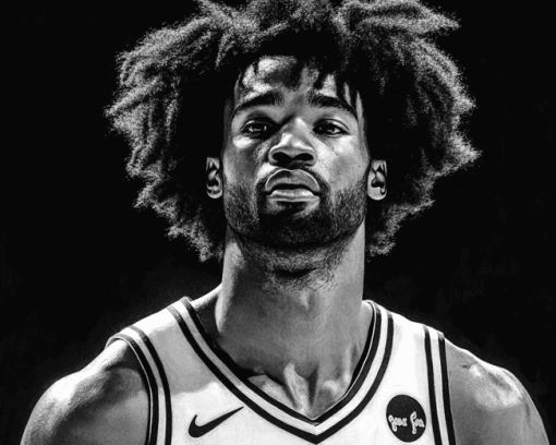 Coby White Basketball Icon Diamond Painting