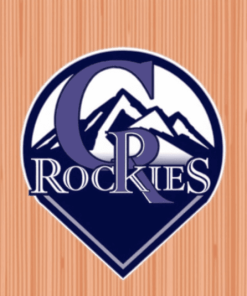 Colorado Rockies Baseball Logo Diamond Painting