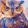 Colorful Abstract Owl Diamond Painting