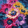 Colorful Anemone Blossoms Diamond Painting