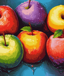 Colorful Apple Fruits Diamond Painting