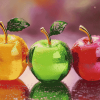 Colorful Apple Glass Diamond Painting