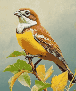 Colorful Dickcissel Bird Diamond Painting