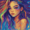 Colorful Fantasy Girl Diamond Painting