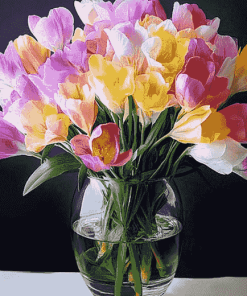 Colorful Freesias Bouquet Diamond Painting