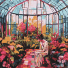 Colorful Greenhouse Abstract Diamond Painting