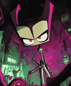 Colorful Invader Zim Series Diamond Painting