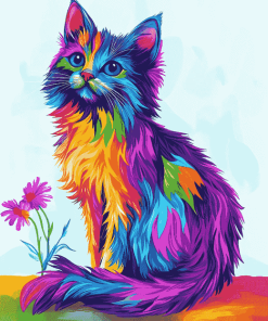 Colorful Kitty Fun Diamond Painting