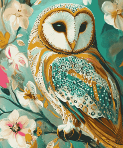 Colorful Owl Starla Michelle Diamond Painting