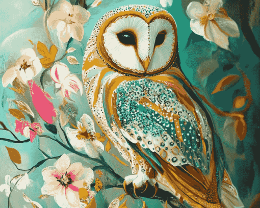 Colorful Owl Starla Michelle Diamond Painting