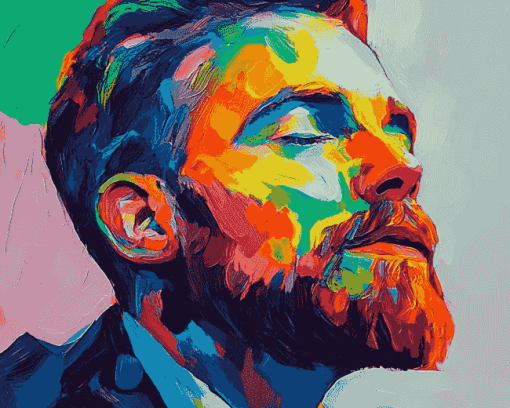 Colorful Pop Art Man Diamond Painting