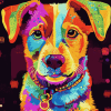 Colorful Puppies Diamond Painting