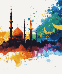 Colorful Ramadan Kareem Art Diamond Painting