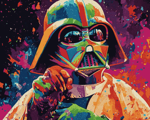 Colorful Star Wars Movie Diamond Painting