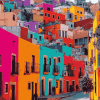 Colorful Streets of Guanajuato Mexico Diamond Painting