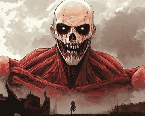 Colossal Titan Anime Diamond Painting