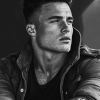 Colton Haynes Black and White Diamond Painting