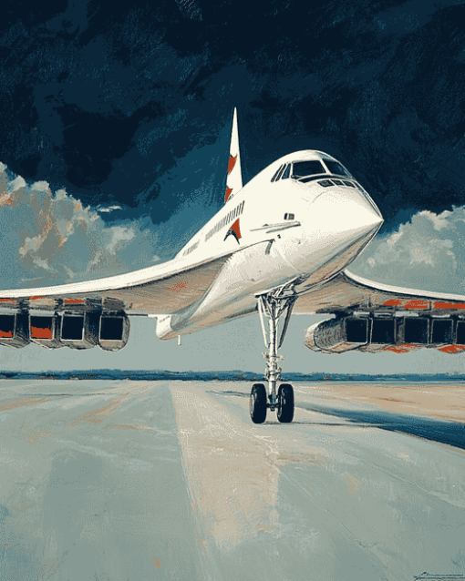 Concorde Jets Diamond Painting