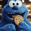 Cookie Monster Cartoon Diamond Painting