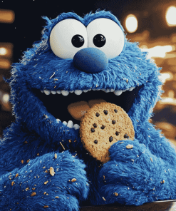 Cookie Monster Cartoon Diamond Painting